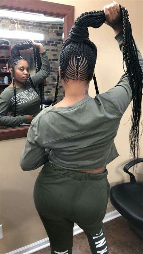 Lovable Dresses Fulani Ponytail Braids Artificial Hair Integrations