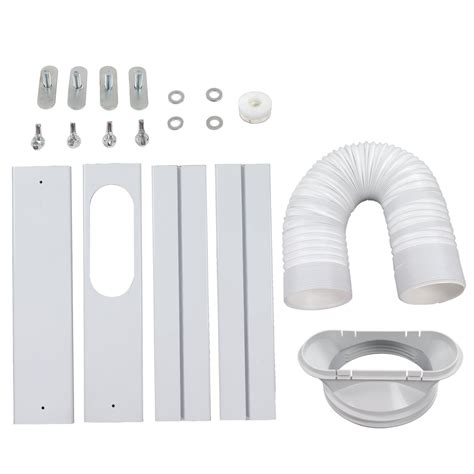 Air Conditioner Window Vent Kit Plate Universal Adapter Hose Portable Ac Window Sealing Set For