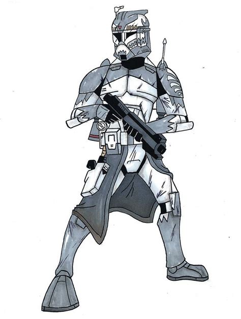Commander Wolffe By Spartan 055 On Deviantart Clone Trooper Armor Star