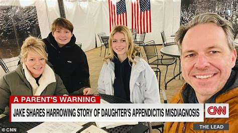 Cnn Anchor Jake Tappers Daughter Alice 15 Describes How Her Skin