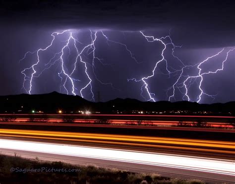 Wallpaper Night Sky Clouds Lightning Storm Atmosphere Highway