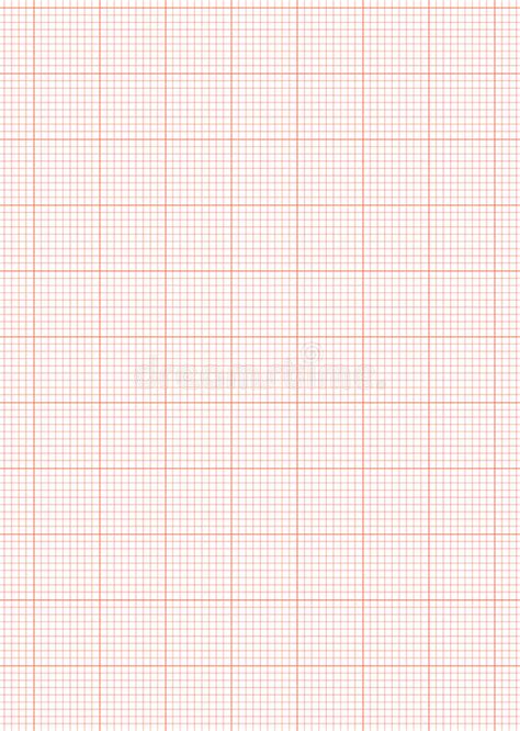 graph paper  sheet red stock vector illustration  measurement