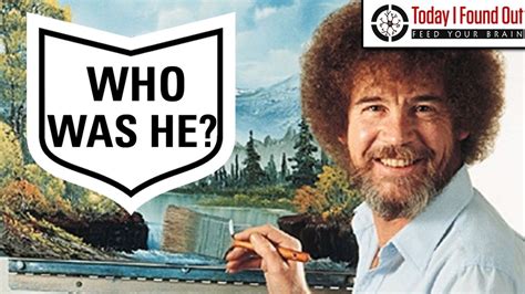 Digging Into The Surprisingly Mysterious Life Of Bob Ross Boing Boing