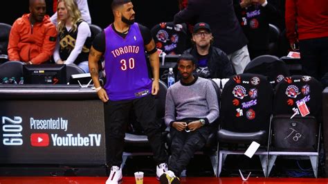 Nba Finals Drake Trolls Steph By Wearing A Dell Curry Raptors Jersey