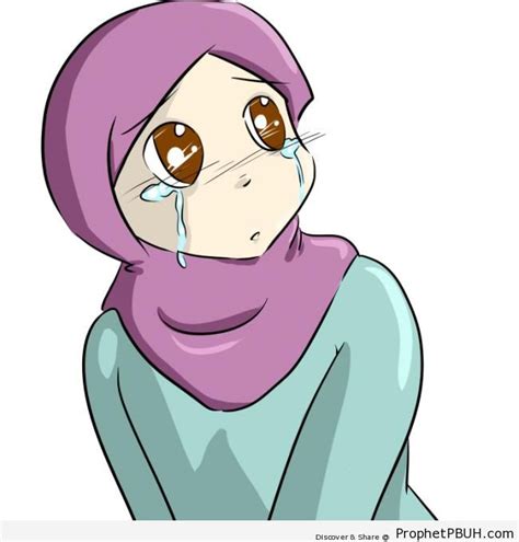 Kamu yang lagi cari gambar kartun, pas banget kalau kamu bisa stalking di sini. Crying Muslim Girl - Drawings | Prophet PBUH (Peace Be Upon Him)