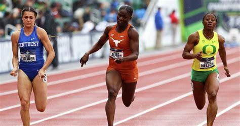 Ncaa Track Texas Women Take Second Julien Alfred Wins 100m