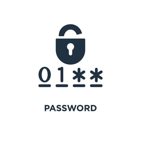 Vector Illustration Of Isolated Password Icon — Stock Vector © Myvector