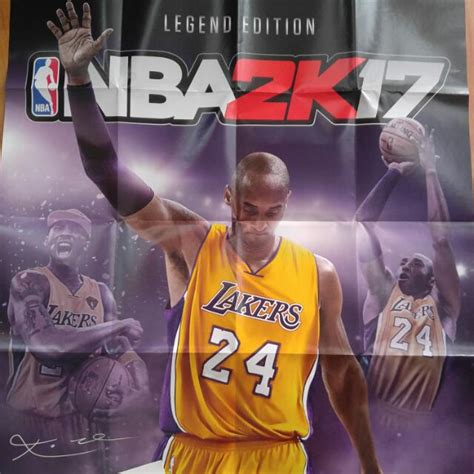Nba 2k17 Legend Edition Kobe Bryant Poster And Xbox One Controller
