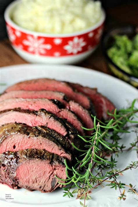 Set out tenderloin at room temperature to roasting is the best way to cook a whole beef tenderloin. Garlic Herb Beef Tenderloin Roast with Creamy Horseradish Sauce | Renee's Kitchen Adventures
