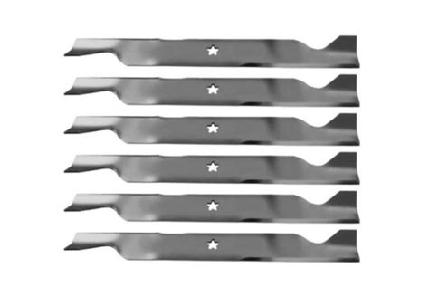 Set Of 6 Sears Craftsman Yt3000 Yts3000 46 Lawn Tractor Mower Blades