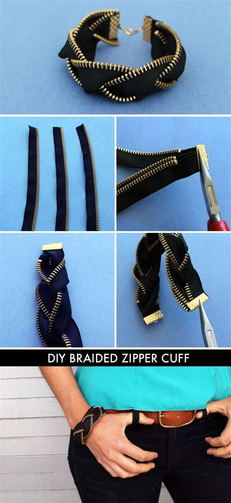 5 Ways To Turn Zippers Into Awesome Arm Candy Zipper Bracelet