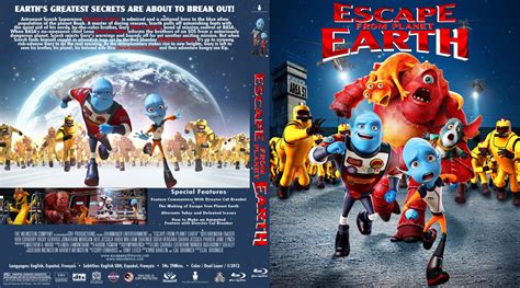 Escape From Planet Earth Movie Blu Ray Custom Covers Escape From