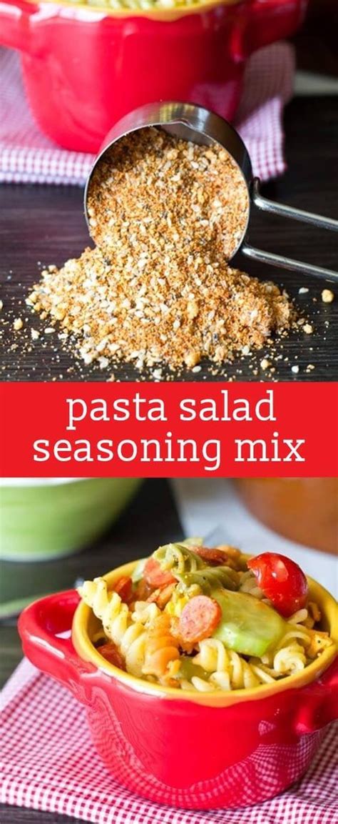 This Pasta Salad Seasoning Mix Makes A Big Batch So You Ll Be Ready For Summer Picnics Use