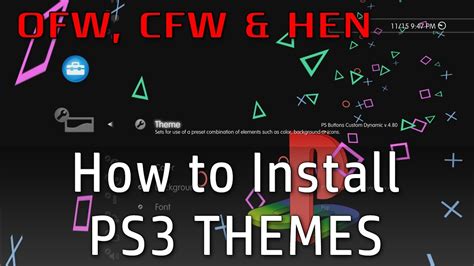 How To Install And Apply A Ps3 Theme Ps3 Cfwhentut 2021 Youtube