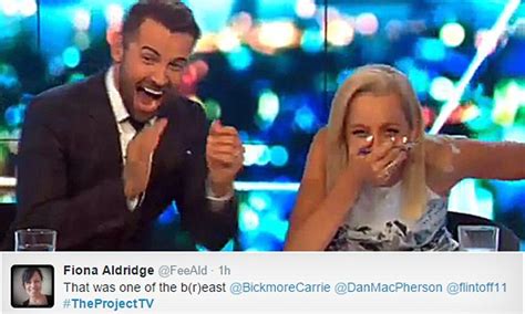 The Project S Carrie Bickmore S Embarrassing Big Bash League Slip Of The Tongue Daily Mail Online