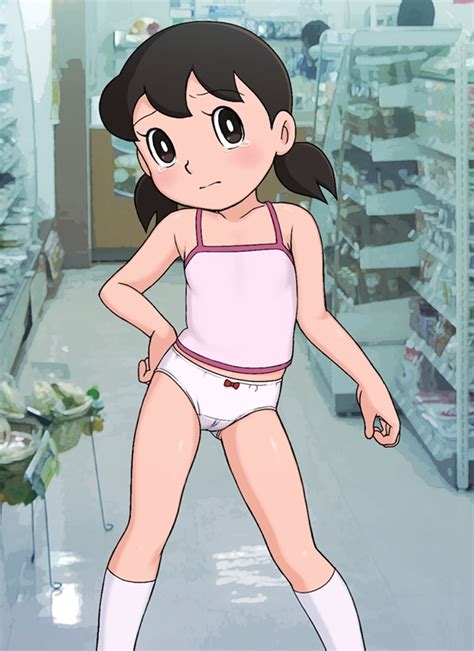 Rico Jackdoa Minamoto Shizuka Doraemon 1girl Brown Eyes Brown