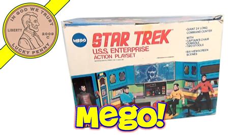 Star Trek Action Play Set 1974 Mego Toys Uss Enterprise Youtube