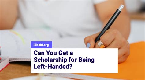 Can You Get A Scholarship For Being Left Handed