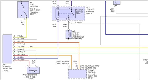 More about electrical wiring for an air conditioner. Wiring Harness From Air Conditioner Amplifier: Color Coding or ...
