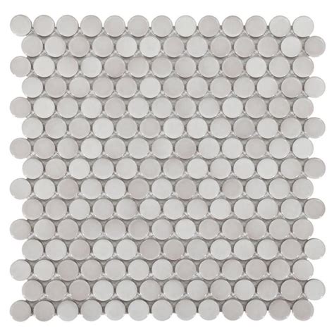 Grey Penny Tile Bathroom Floor Flooring Images