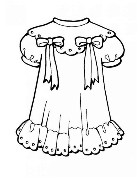 Dresses Coloring Pages 🖌 To Print And Color