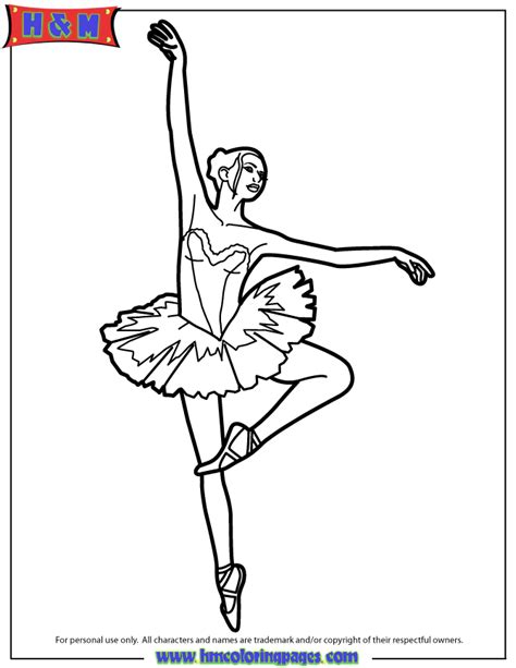 Ballet Position Coloring Page Free Printable Coloring Pages
