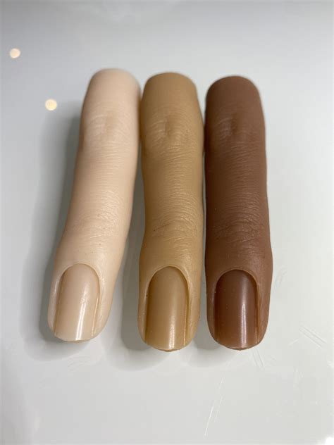 Silicone Finger For Nail Practice High Quality Realistic Etsy