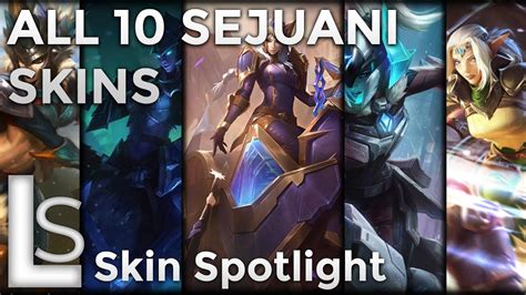 All Sejuani Skins 2021 Skin Spotlight League Of Legends Youtube