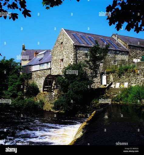 Waterwheel Bushmills Co Antrim Ireland Stock Photo Alamy