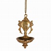 Brass Hanging Lamps Diya Wall For Temple Pooja Room Décor By Tamrapatra ...