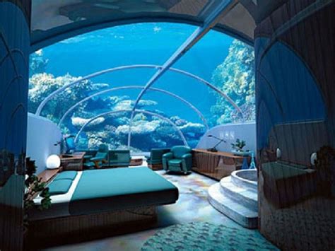 Pin By Wahan Fathur Rahman On Hotel And Resort Underwater Bedroom