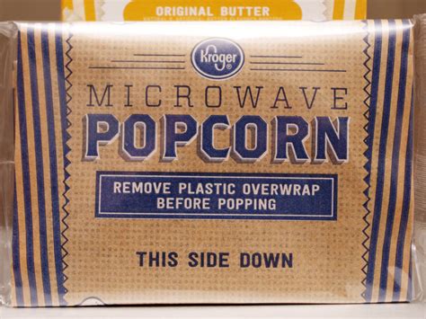 Kroger Original Butter Microwave Popcorn Review The Off Brand Guy