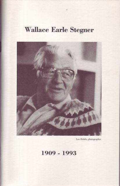 Wallace Earle Stegner 1909 1993 By Dourgarian James M James M