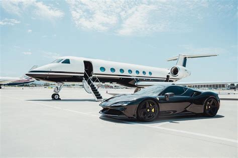 Moe Shalizis Ride To Private Jet Is His Ferrari Sf90 Stradale Despite