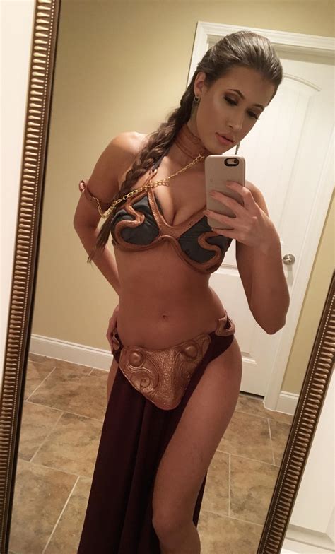 Slave Leia Cosplay I Did A While Back Over R Selfie