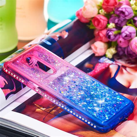 Luxury Tpu Phone Case For Lg G7 Thinq Cover Jewelled Glitter Quicksand