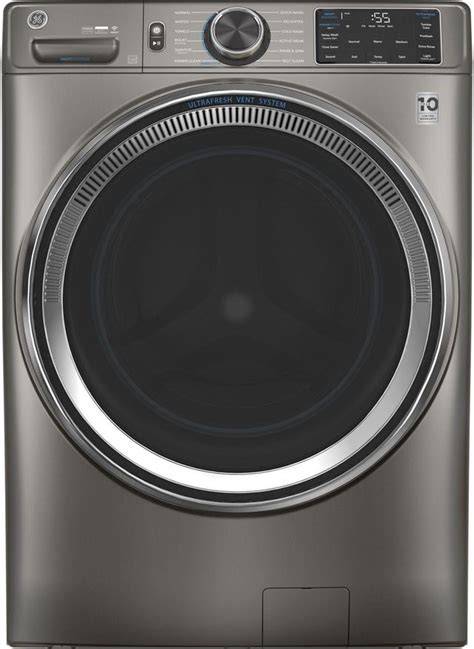 ge® 4 8 cu ft satin nickel smart front load washer home appliances kitchen appliances in st