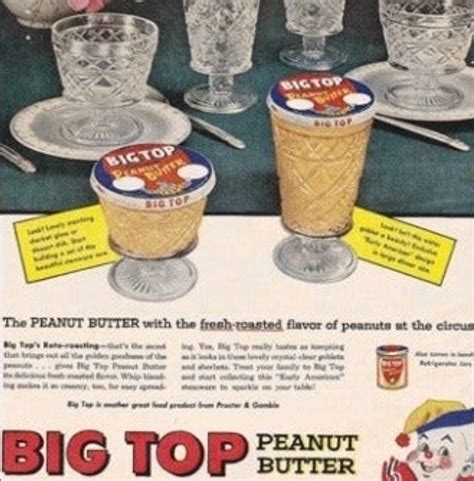 Vintage Hazel Atlas Big Top Peanut Butter Glasses Set Of 4 Etsy