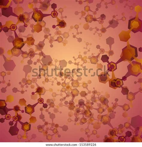 Abstract Molecules Medical Background Stock Vector Royalty Free