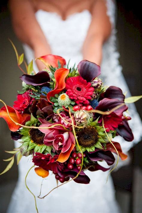 20 beautiful fall wedding bouquet ideas for bride that look more beauty fall bouquets bridal