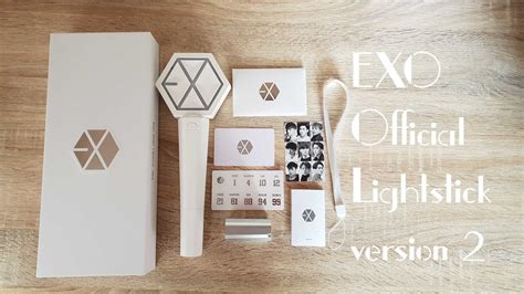 Exo Official Light Stick Version 2 Unboxing Youtube
