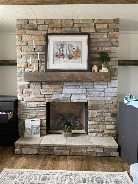 Super easy, very cheap, and can make a huge difference. Whitewashed fireplace revamp-03 - Designs By Karan