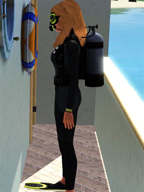 Mod The Sims Scuba Tank And Harness Accessory For Adultyoung Adult