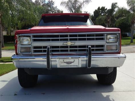 Sell Used 1987 Chevy Chevrolet Silverado Scottsdale Stepside Truck 4x4
