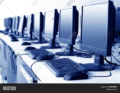 Computer Lab Placed Image And Photo Free Trial Bigstock