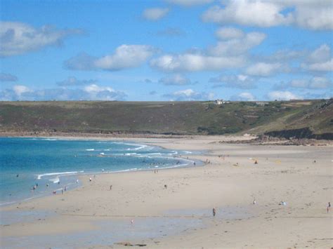 A Very Low Tide On Sennen Beach © Rod Allday Geograph Britain And