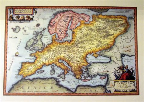 Europe In 1670 Ancient Maps Antique Maps Old Maps