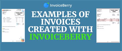 Examples Of Invoices Created With Invoiceberry Invoiceberry Blog