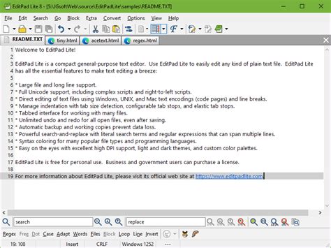 Editpad Lite Free Text Editor For Windows