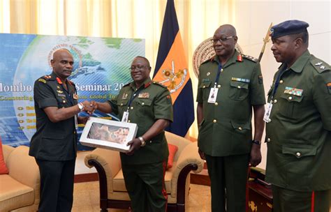 Zambian Army Chief In Courtesy Meeting With Commander During Bmich